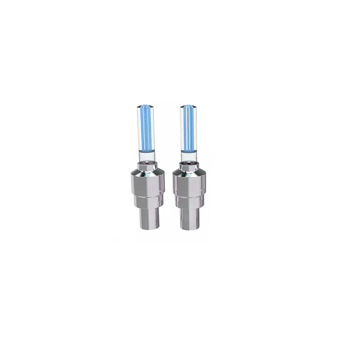2 Pcs Flashing Neon Led Light Wheel Valve Cap Tyre Car Motorcycle Bicycle Bike