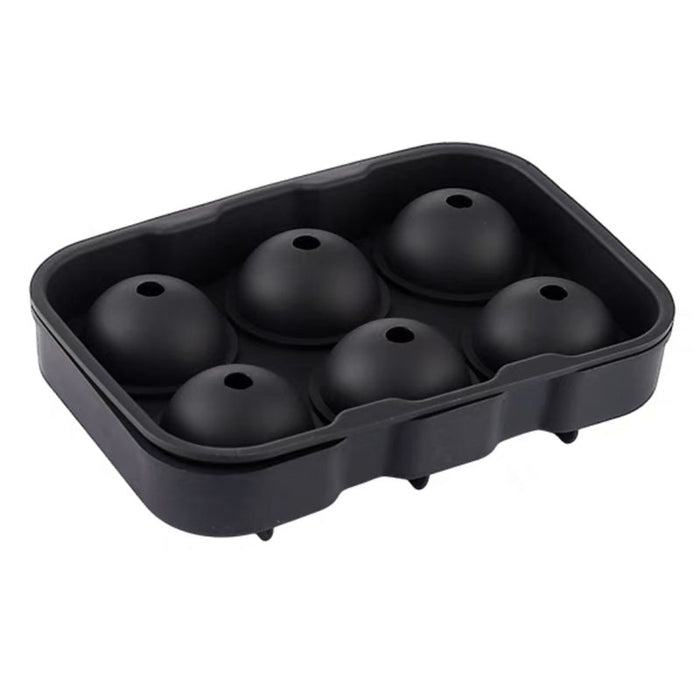 4/6 Large Ball Maker Whiskey Mould Big Mold Sphere Round Silicone Ice Cube Tray