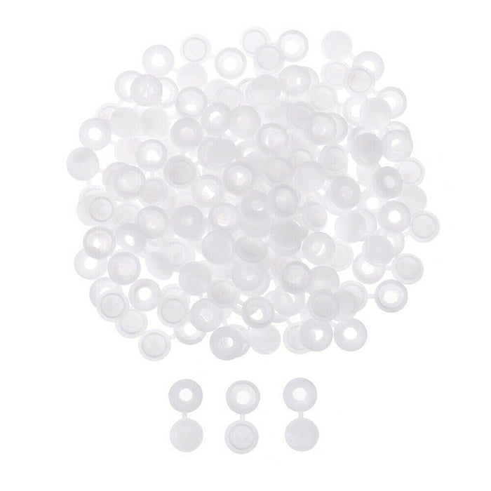 100/200X Plastic Screw Cover Cap Cabinet Furniture Stemfix suit Head hole