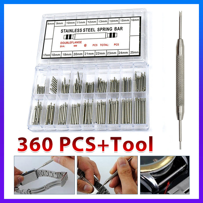 Spring Bar Pins Link Remover For Wrist Watch Band Strap Repair