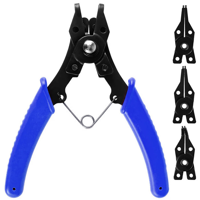 4-in-1Multi-Function Circlip Pliers Set Spring Release Fixed Grip Versatile Tool