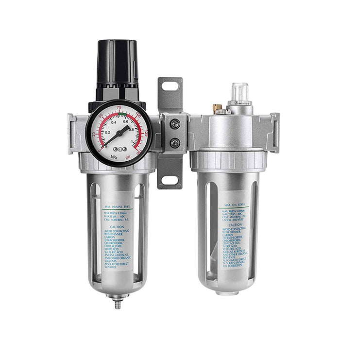 1/4" Air Compressor Water Trap Pressure Regulator, Oil-Water Separator for Pneumatic Systems