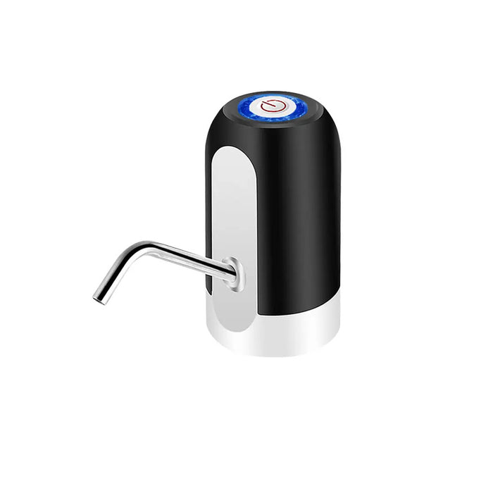 Electric Water Bottle Pump Dispenser Drinking USB Button Black White Drinking