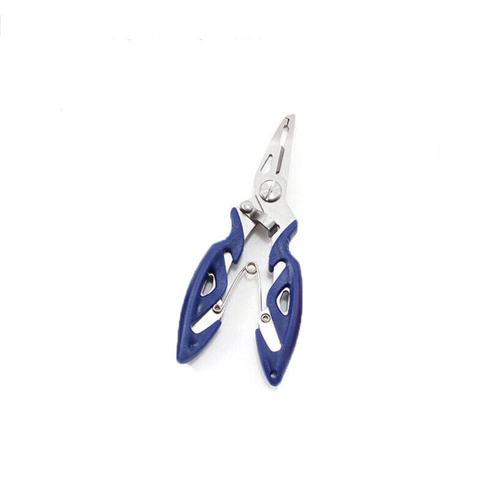 Fishing Pliers Scissors Line Cutter Braid Split Ring Tool Lip Grip TACKLE