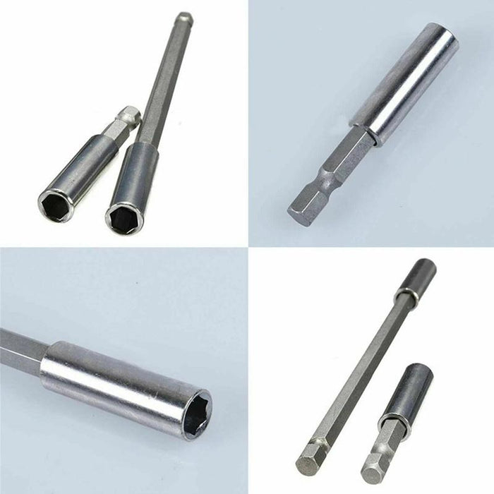 3PCS Hex Shank Magnetic Screwdriver Extension Socket Drill Bit Holder 6.35MM
