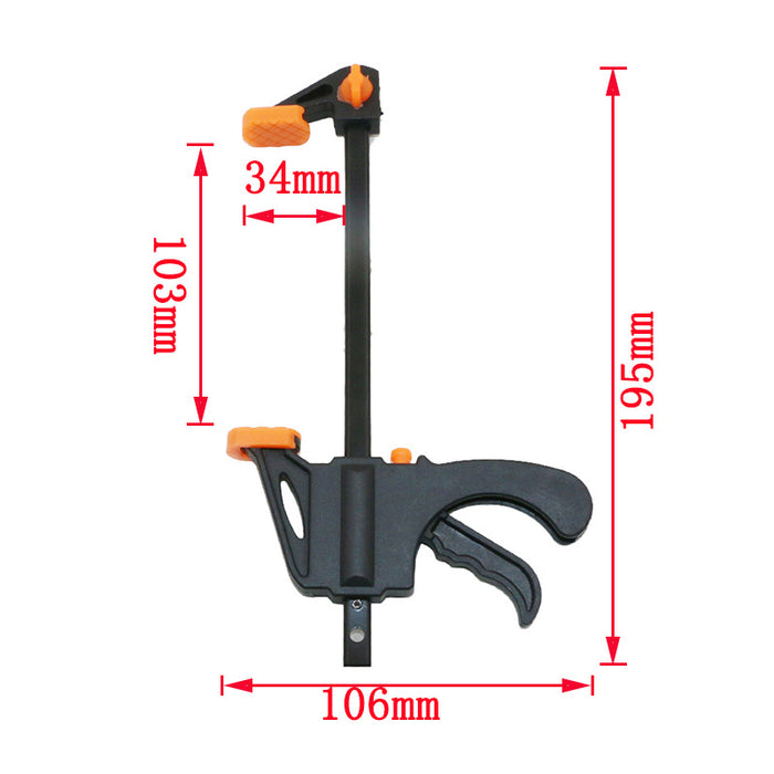 Quick Woodworking Clip Bar Clamp F-tyle