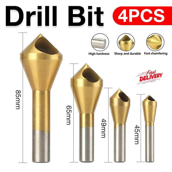 90 Degree Deburring And Reaming Chamfering Drill