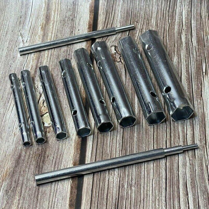 10PCS Plumber Tap Spark Plug Wrench set, Hex Socket Tap Tube Spanner set