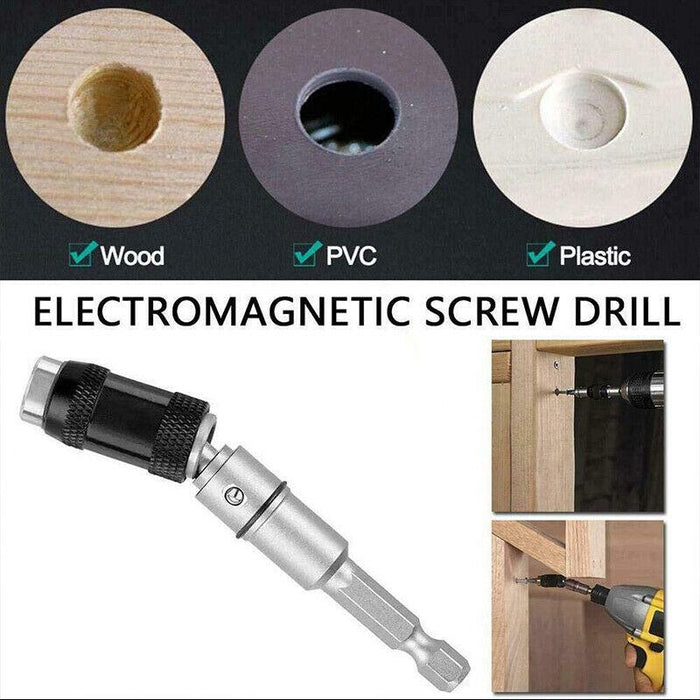 Steel Impact Pivoting Swivel Screw Drill Bits Black