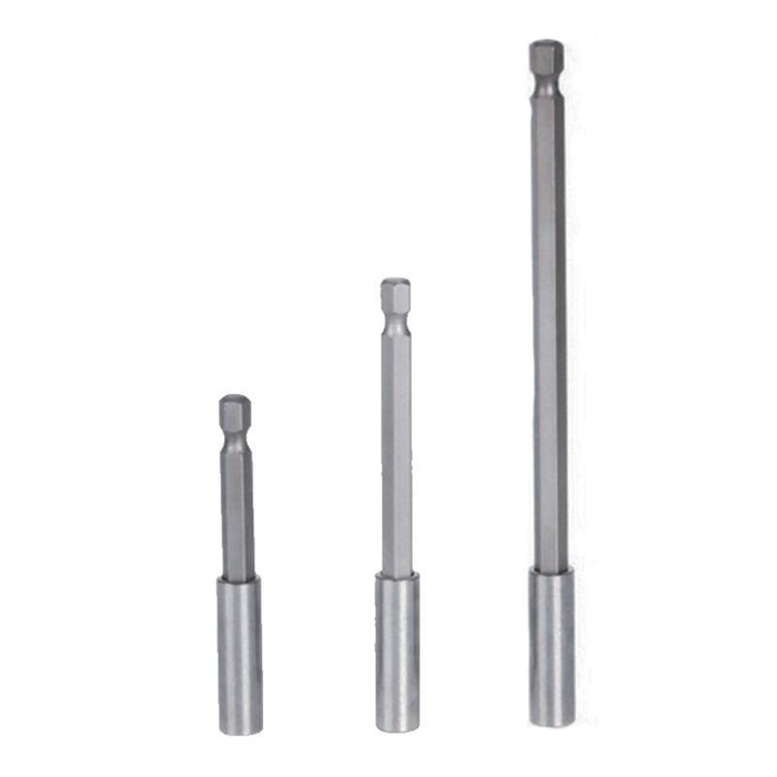3PCS Hex Shank Magnetic Screwdriver Extension Socket Drill Bit Holder 6.35MM