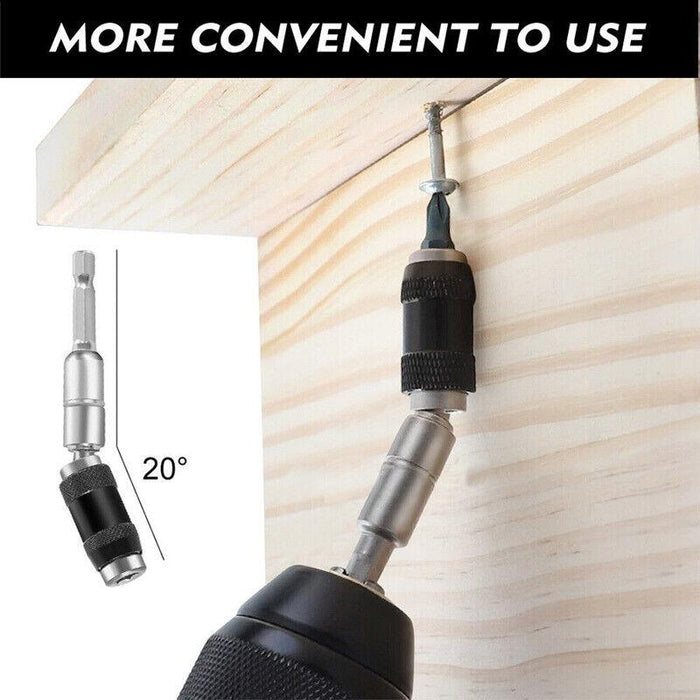Steel Impact Pivoting Swivel Screw Drill Bits Black