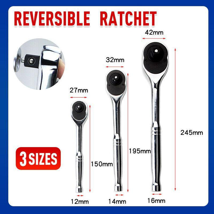 3/8"  Drive Socket Spanner 14*195*32MM Carbon Steel