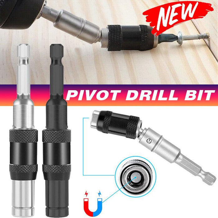 Steel Impact Pivoting Swivel Screw Drill Bits Black