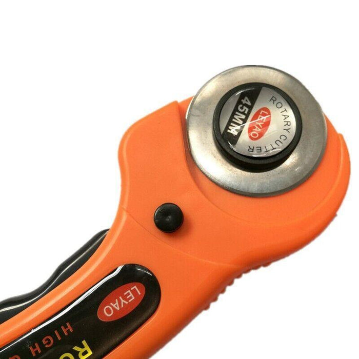 Professional Quilting Roll Fabric Rotary Cutter +10PCS Blade 45mm