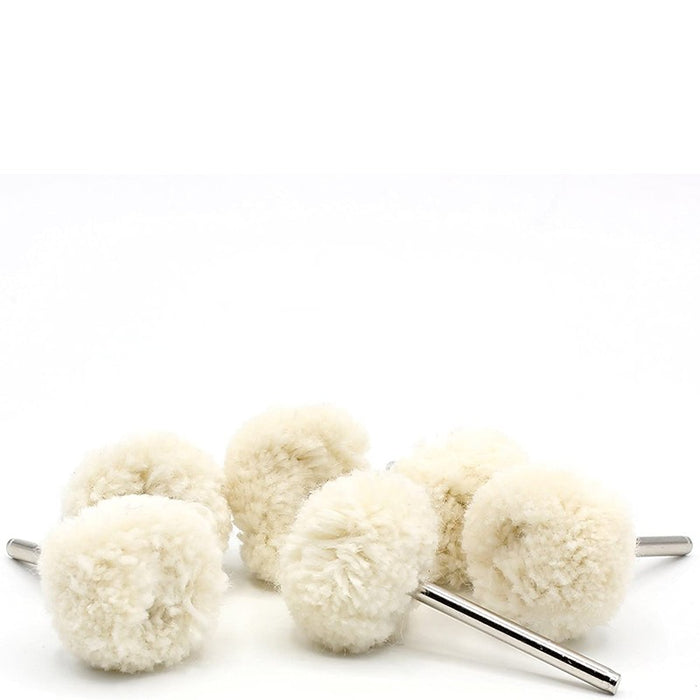 10PCS Cotton Wheel Buffing Brush Dremel Polisher Drill Bit Tool
