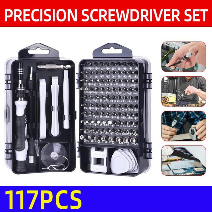117 IN 1 Precision Screwdriver Set Chrome-vanadium Steel