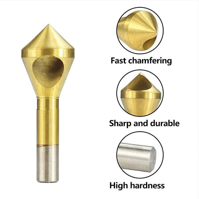 90 Degree Deburring And Reaming Chamfering Drill