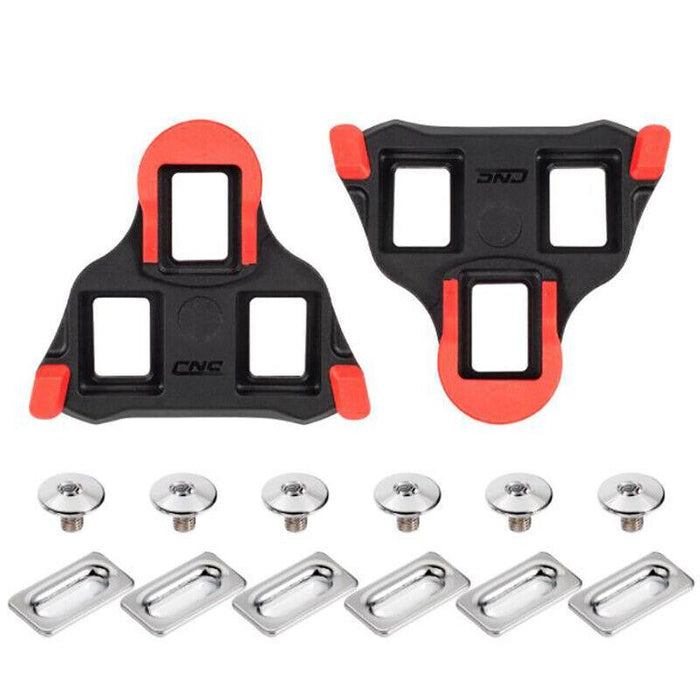 Road Bike Pedal Insoles Rubber Base Red