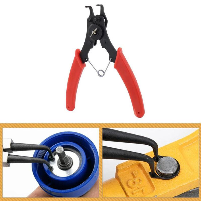 4-in-1Multi-Function Circlip Pliers Set Spring Release Fixed Grip Versatile Tool