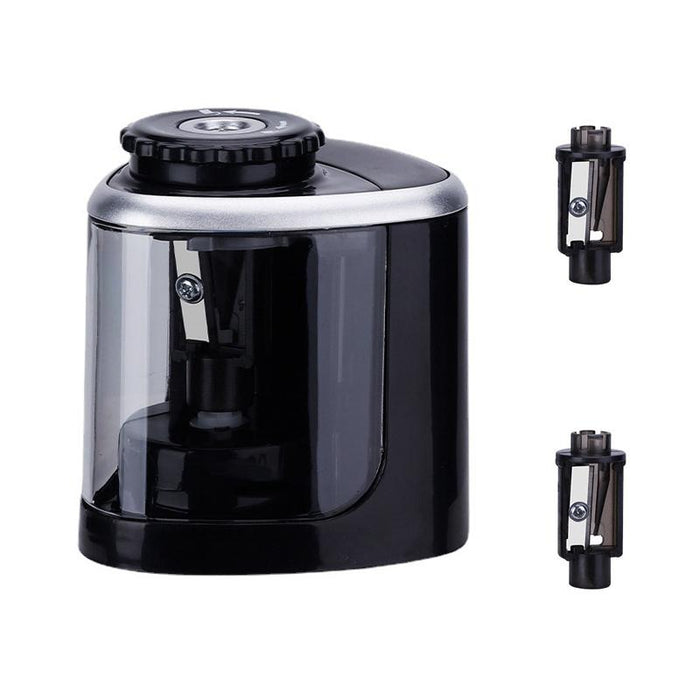 Electric Pencil Sharpener With 2 Blades Blue