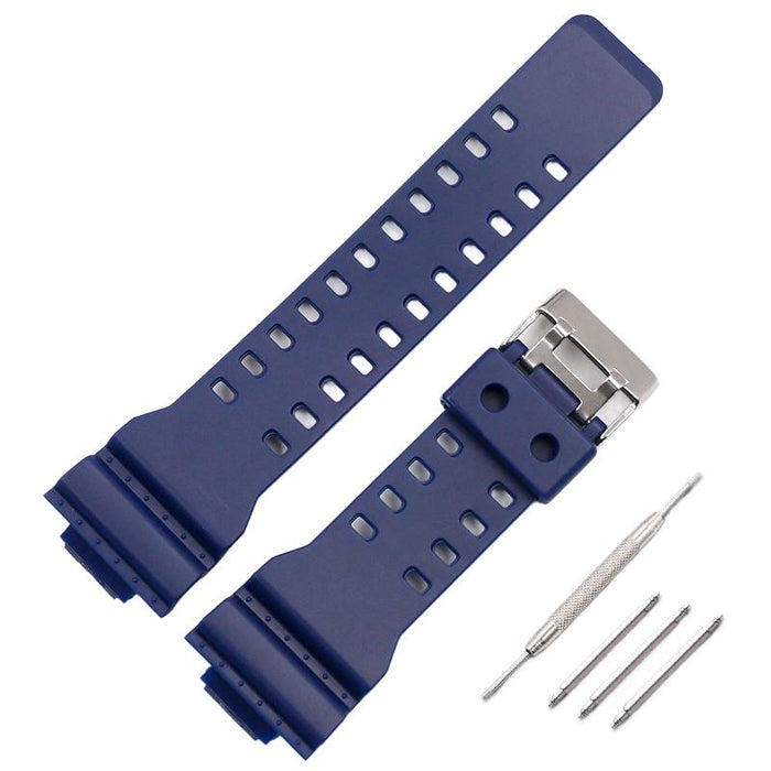 16mm Watch Band Strap Fits For G Shock GA-100 G-8900 GW-8900 Pins Tool Shock
