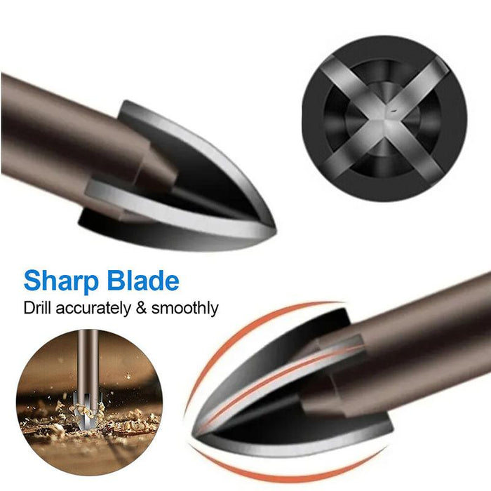 7PCS Multifunctional Cross Alloy Drill Bit