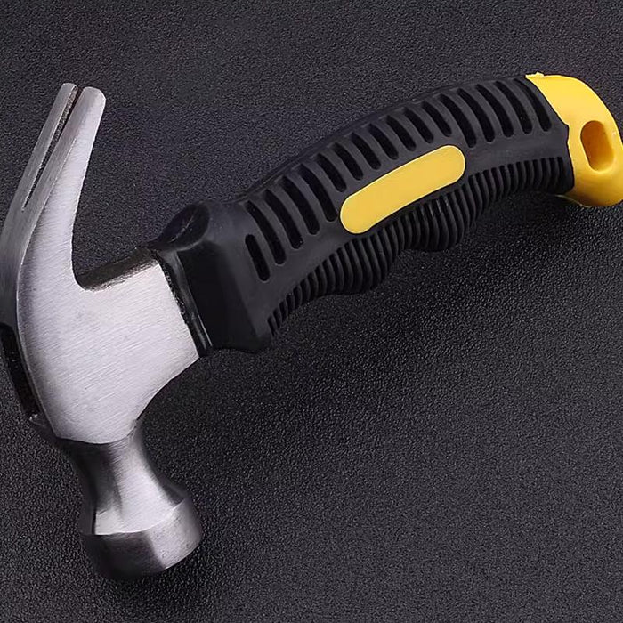 Stubby Claw Hammer Carbon Steel All Purpose Rubber Grip Small Area Shockproof