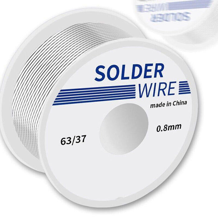 63/37 Tin Solder Wire with Rosin Core, 1.0mm, 100g, 2.2% Flux