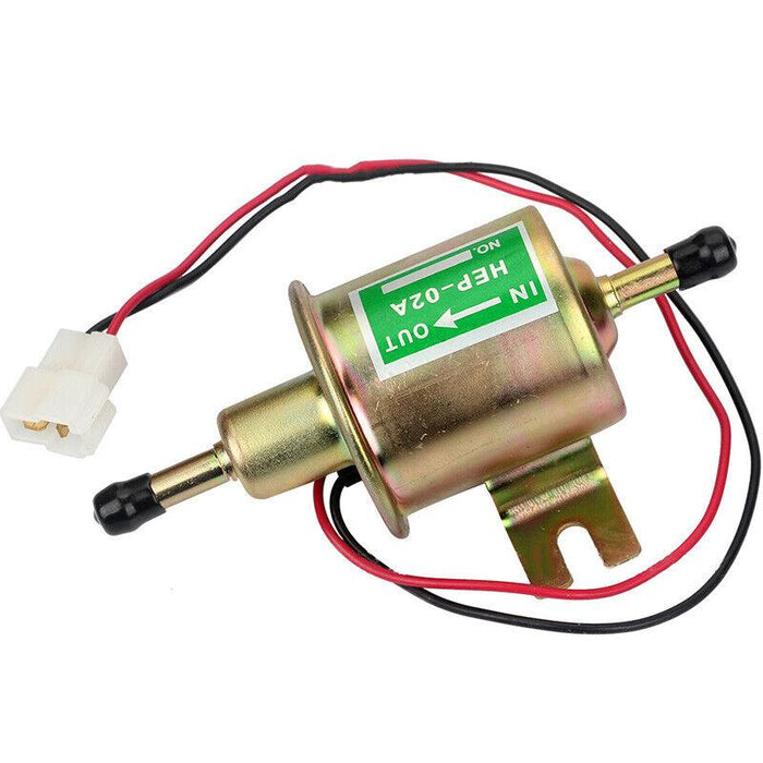 12V Gas Diesel Inline Low Pressure Electric Fuel Pump HEP02A Universal