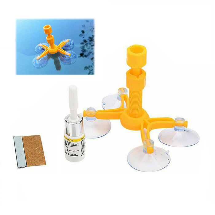 Windows Tool Crack Remove Chip Resin Glass Recovery Car Windscreen Repair Kit
