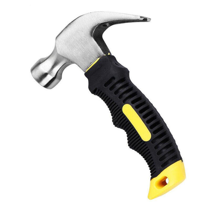 Stubby Claw Hammer Carbon Steel All Purpose Rubber Grip Small Area Shockproof