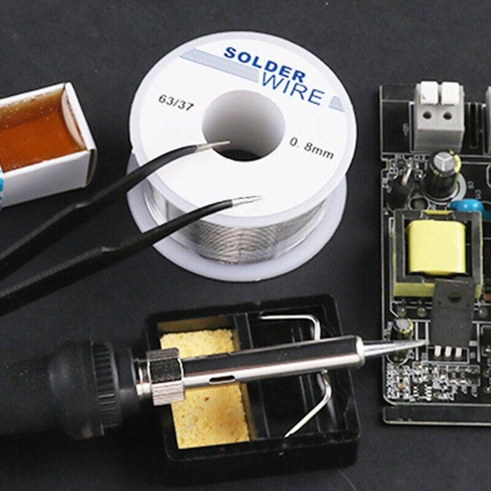 63/37 Tin Solder Wire with Rosin Core, 1.0mm, 100g, 2.2% Flux