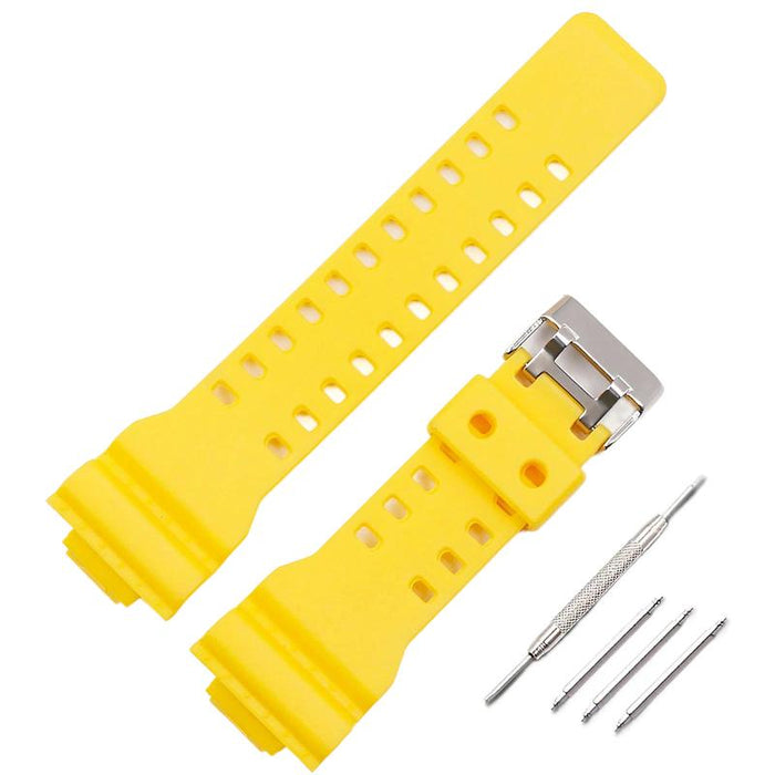 16mm Watch Band Strap Fits For G Shock GA-100 G-8900 GW-8900 Pins Tool Shock