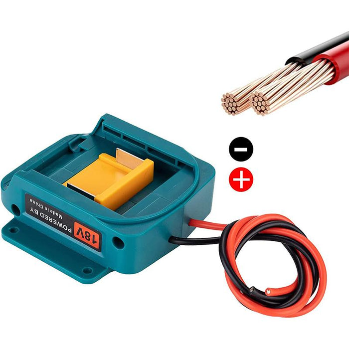 Battery Power Mount Connector Adapter For makita 18V Dock Holder with Cables