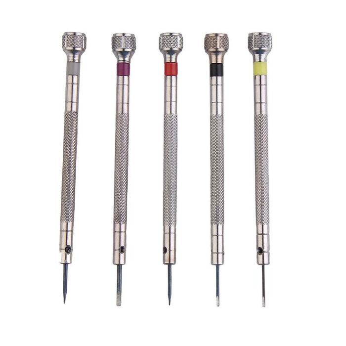 5x Precision Screwdriver Eyeglasses Watch Jewelry Watchmaker Repair Tool Set