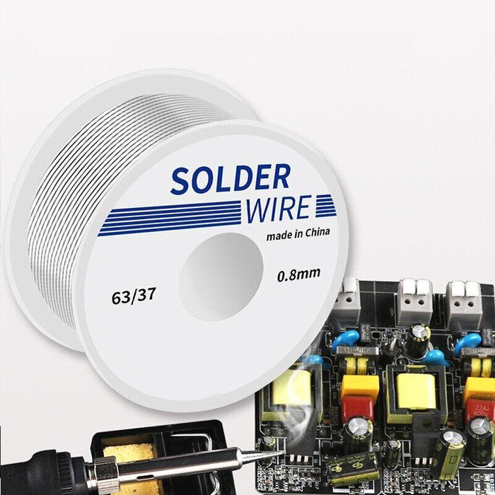 63/37 Tin Solder Wire with Rosin Core, 1.0mm, 100g, 2.2% Flux