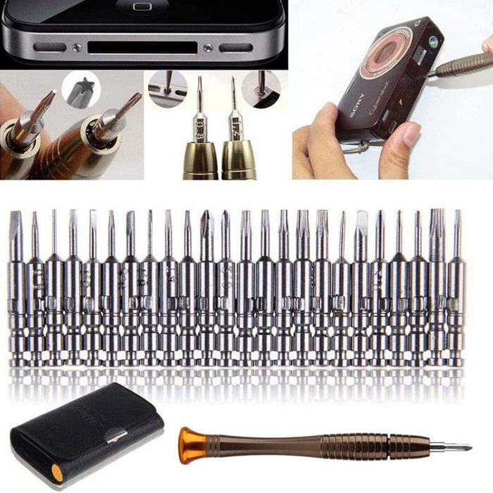 25 IN 1 Small MINI REPAIR PRECISION SCREWDRIVER TORX TOOL KIT SET