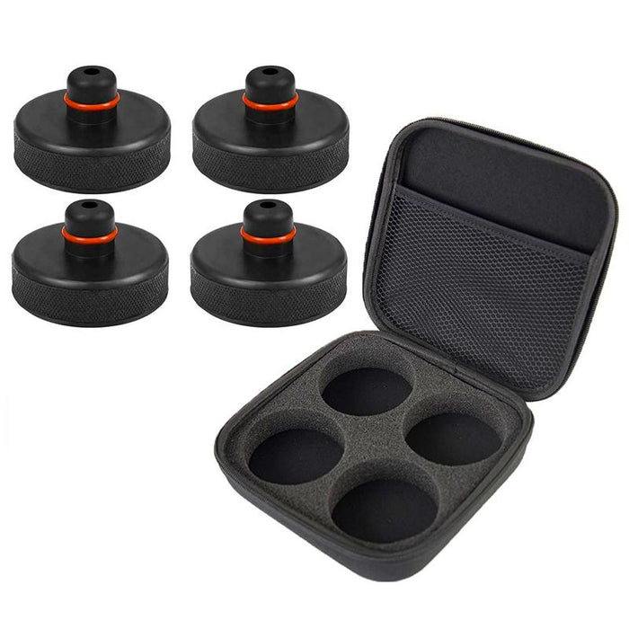 Lifting Jack Pad 4 Pucks with a Storage Case Accessories for Tesla Model 3/S/X/Y