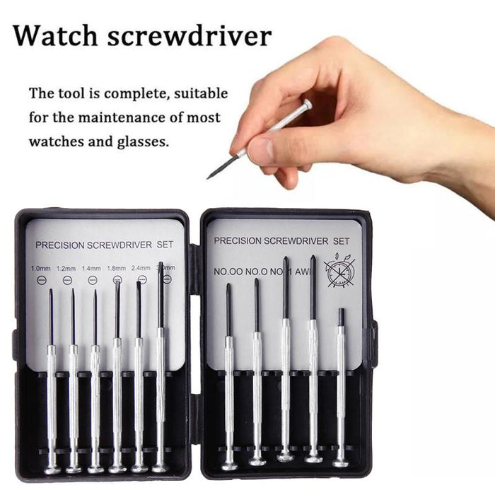 11 Pcs Precision Screwdriver Set Mobile Laptop Watch Glasses Small Driver