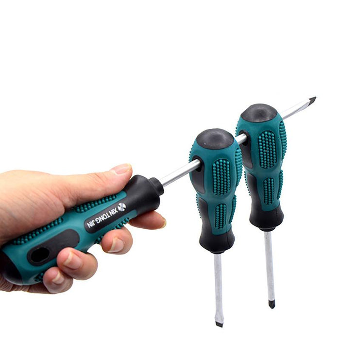 Screwdriver Set 9 Piece with storage bag CRV magnetic tips Phillips Flat blade