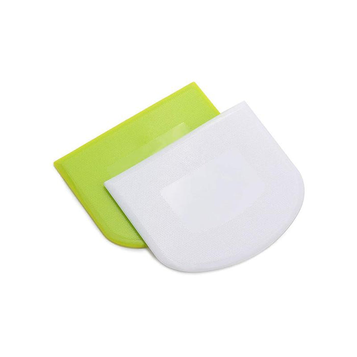 2Pcs Dough Scraper Scraper Cutter for Pizza Pastry Bread Cake Fondant Cutting