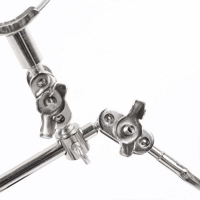Helping 3rd Hand Soldering Iron Hobby Tool Vise Clamp Magnifying Glass + Station