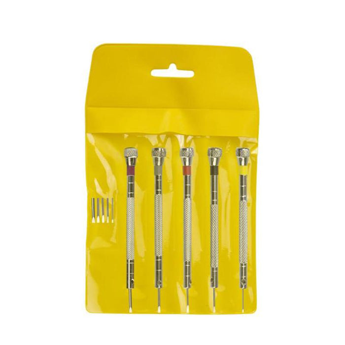 5x Precision Screwdriver Eyeglasses Watch Jewelry Watchmaker Repair Tool Set
