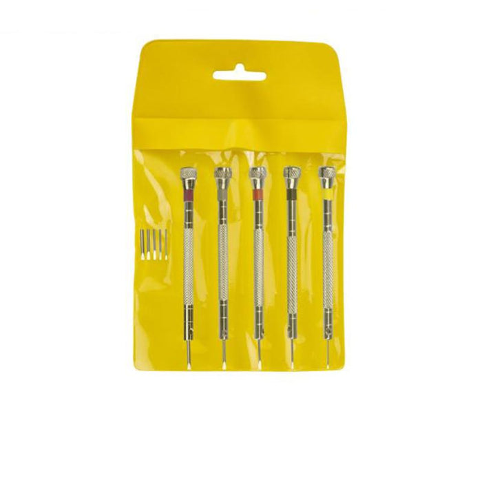 5x Precision Screwdriver Eyeglasses Watch Jewelry Watchmaker Repair Tool Set