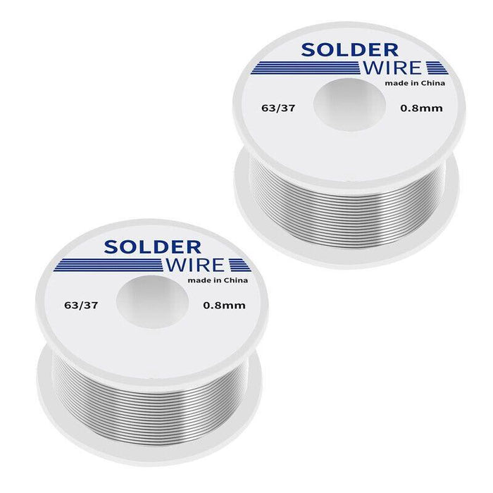 63/37 Tin Solder Wire with Rosin Core, 1.0mm, 100g, 2.2% Flux