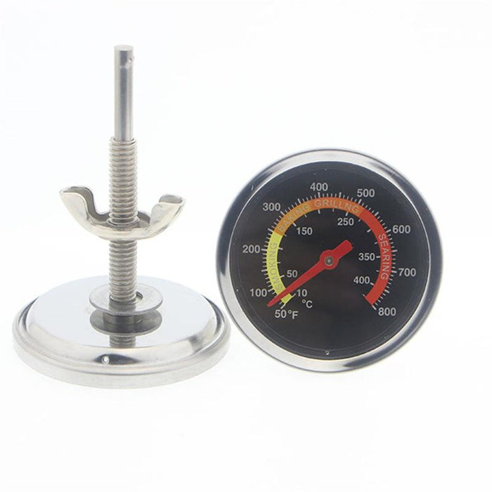 Barbecue Thermometer Oven Pit Temp Gauge 10~400℃ BBQ Smoker Grill Temperature