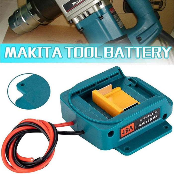 Battery Power Mount Connector Adapter For makita 18V Dock Holder with Cables