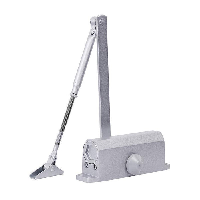 Hydraulic Door Closer Automatic Adjustable Spring Auto Closing 45-65kg Aluminum