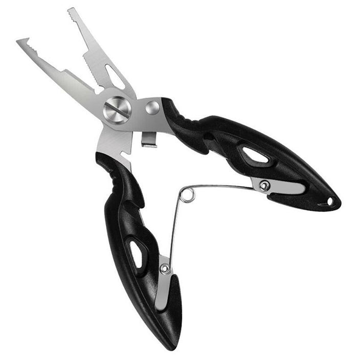 Fishing Pliers Scissors Line Cutter Braid Split Ring Tool Lip Grip TACKLE