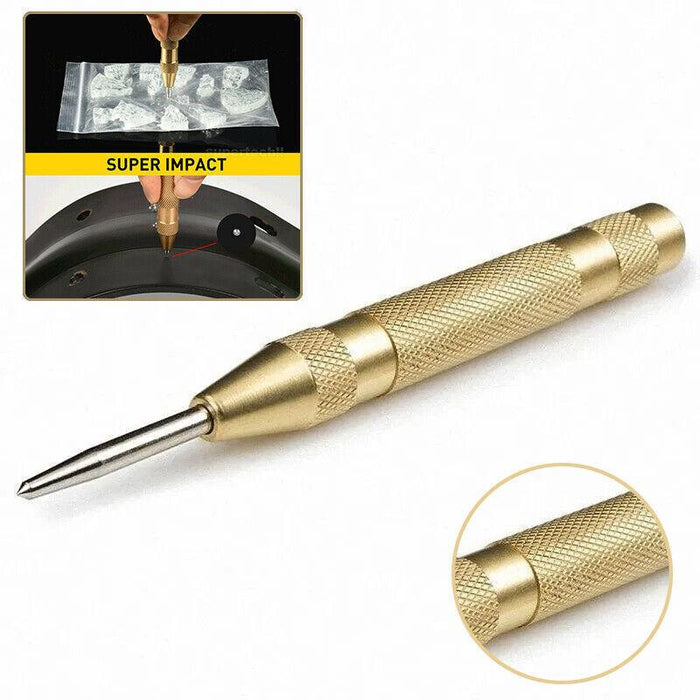 130MM Heavy Duty Automatic Centre Punch Brass Bodied